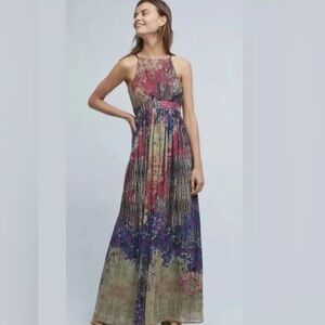 Elegant Multicolor Maxi Dress